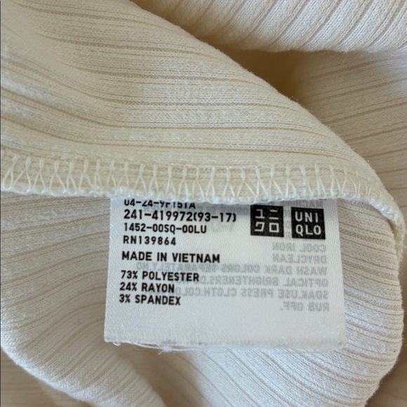 Uniqlo Ivory Boatneck Knit Top - Picture 3 of 3